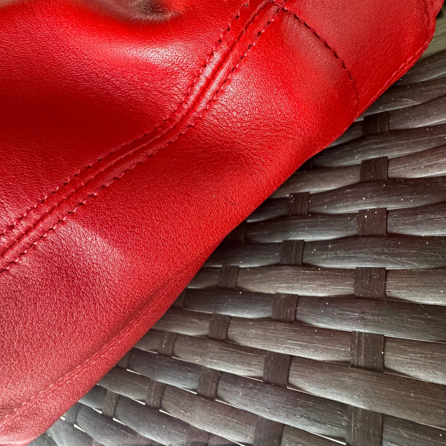 Vintage Coach Soho Red Eldridge Hobo 4166πβ€οΈβπ₯