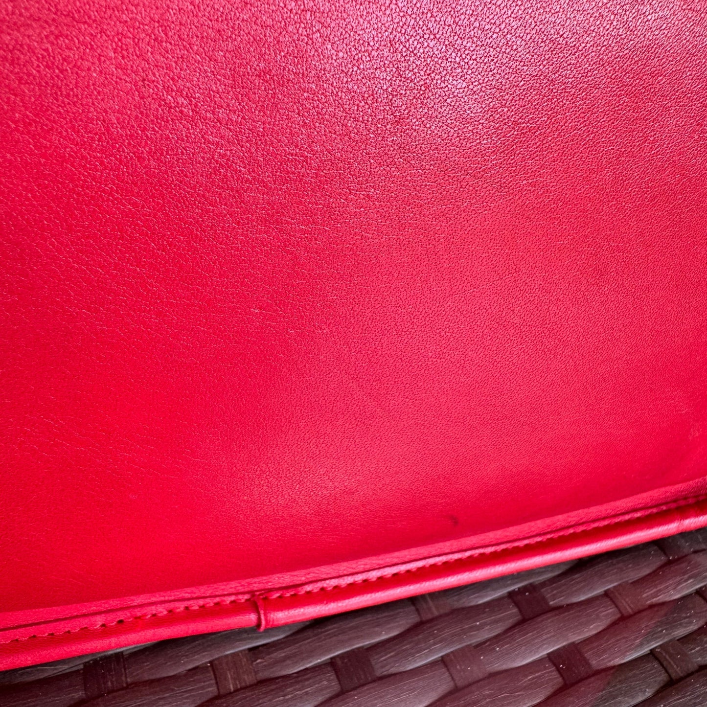 Vintage Coach Red Zippered Clutch 9455ππ₯