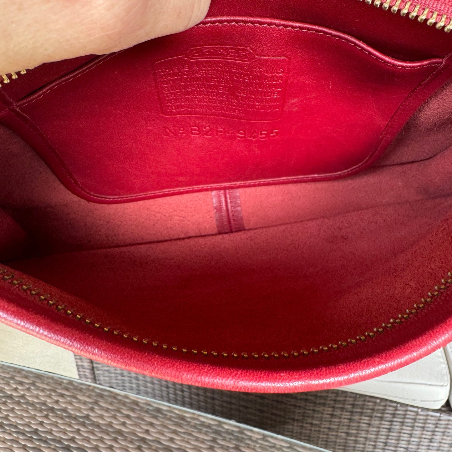 Vintage Coach Red Basic Bag 9455ππ₯
