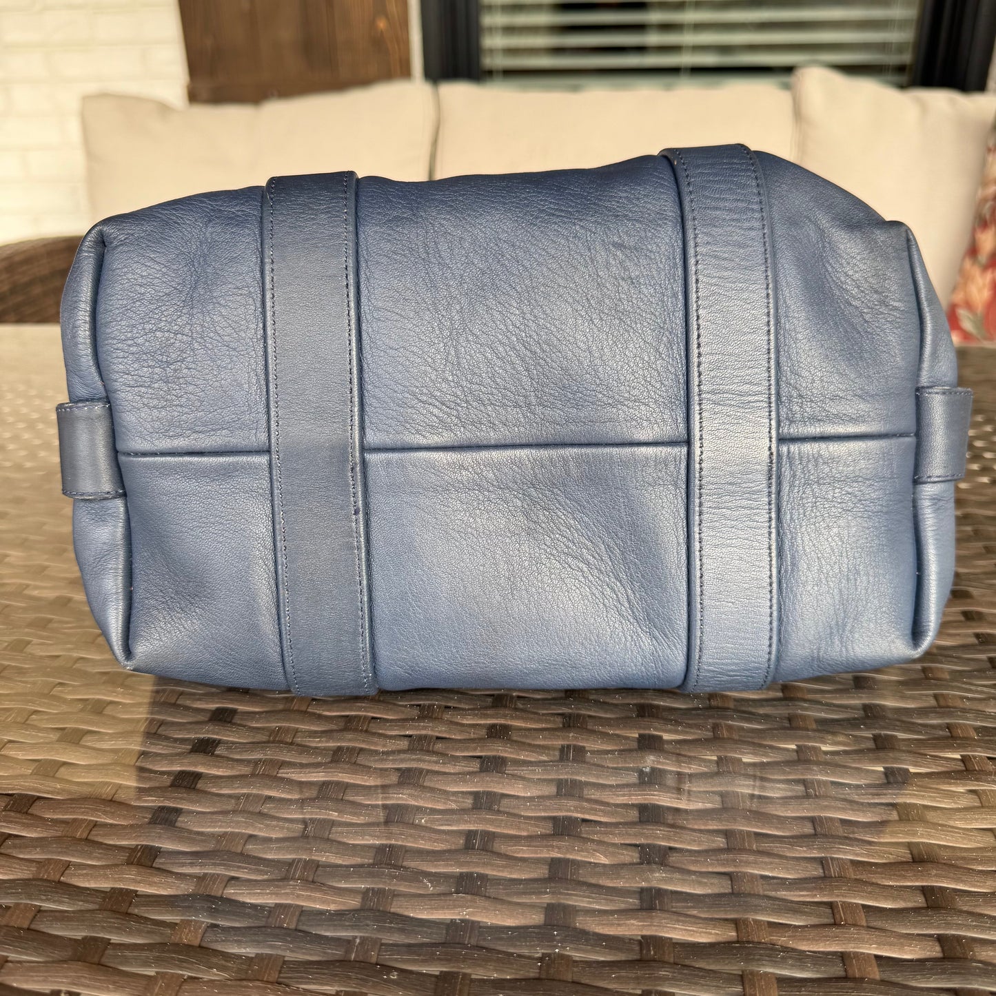 Vintage Coach Blue Soft Satchel 4055πβ¨