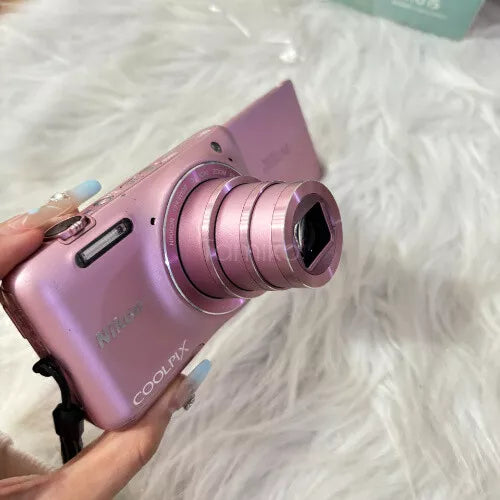 Nikon COOLPIX S6600 Pink 16.0MP Digital Camera used less๐๐