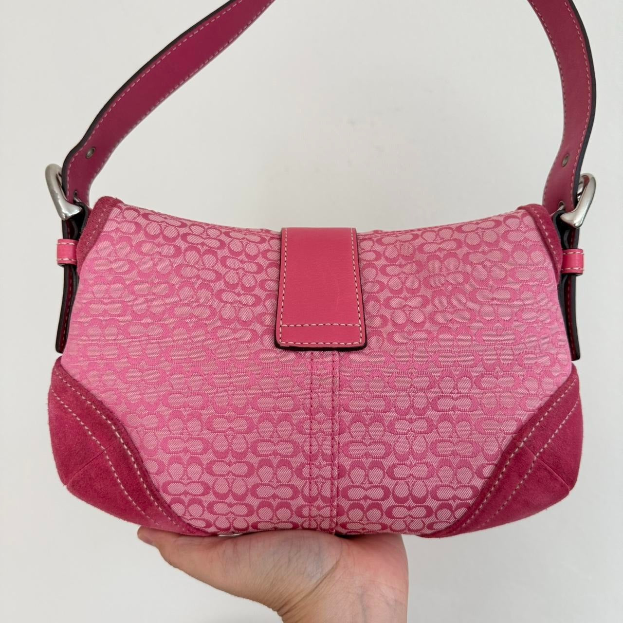 Vintage Coach Soho Jacquard shoulder bag