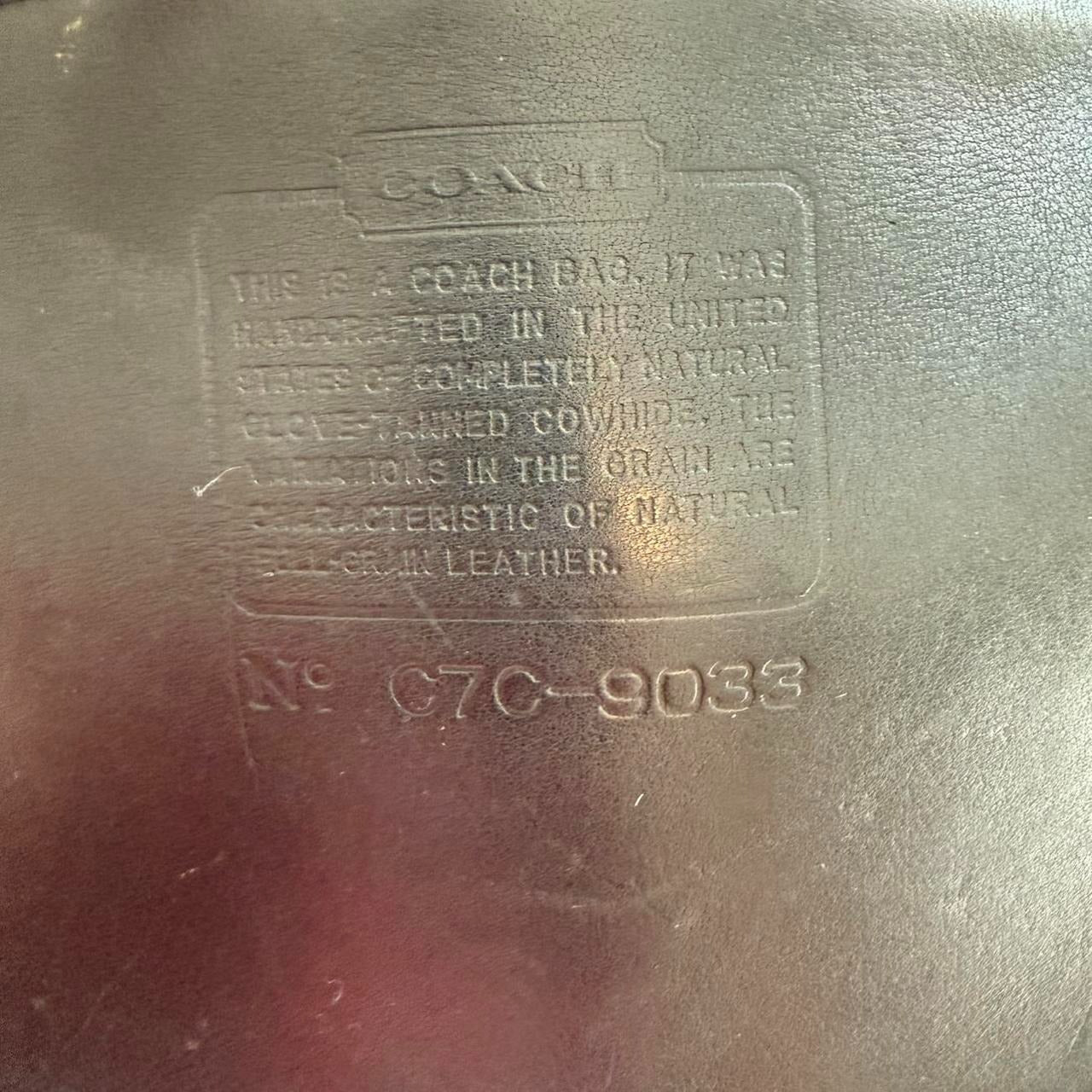 Authentic Vintage Coach Ergo pocket zip 9033