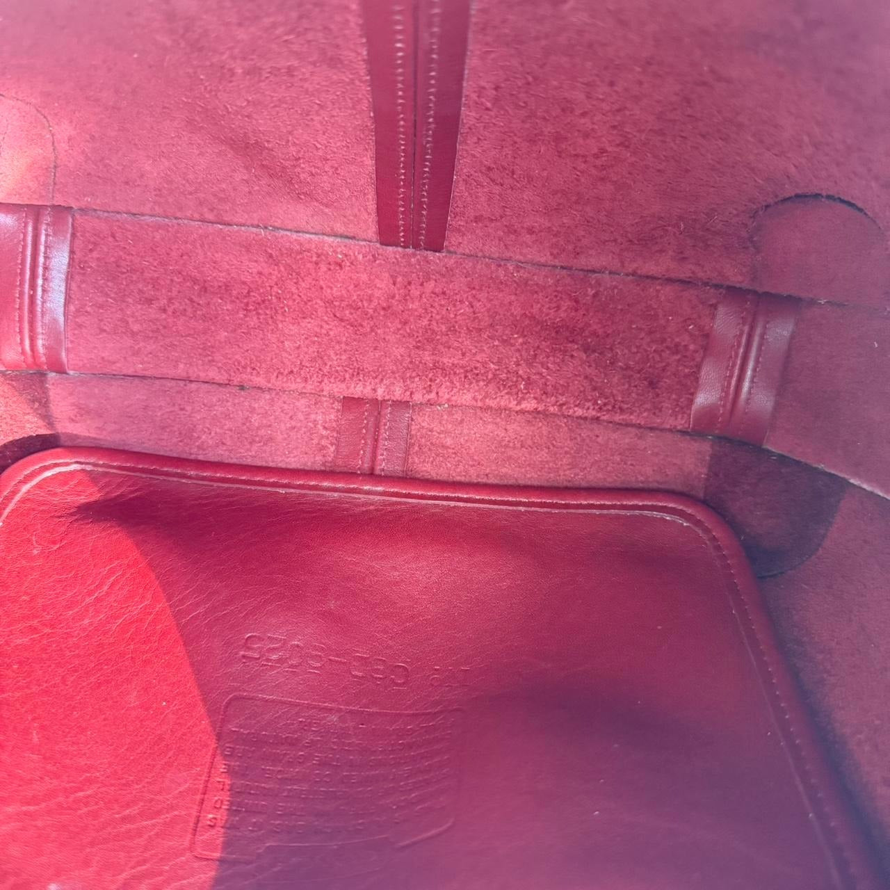 Vintage Coach Ergo Zip Hobo 9025 red