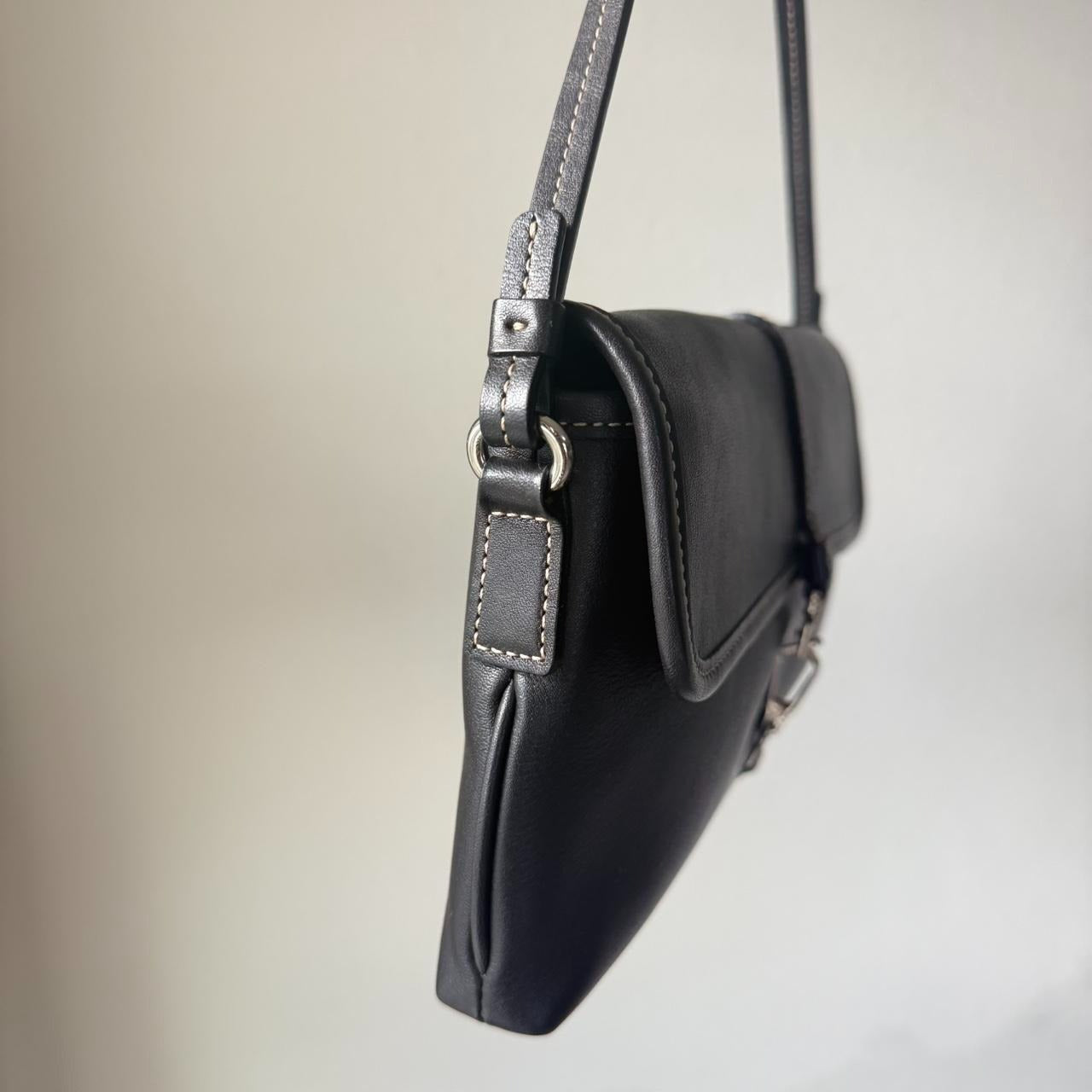 Vintage Coach Hamptons Clip Demi flap