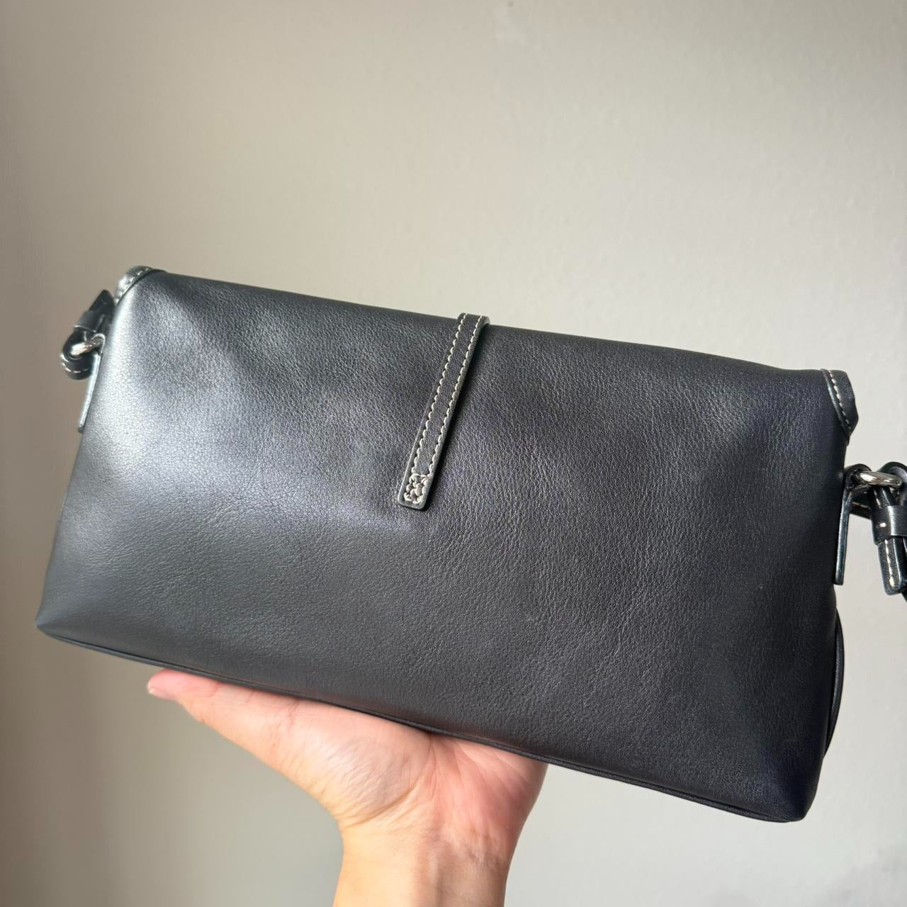 Vintage Coach Hamptons Clip Demi flap