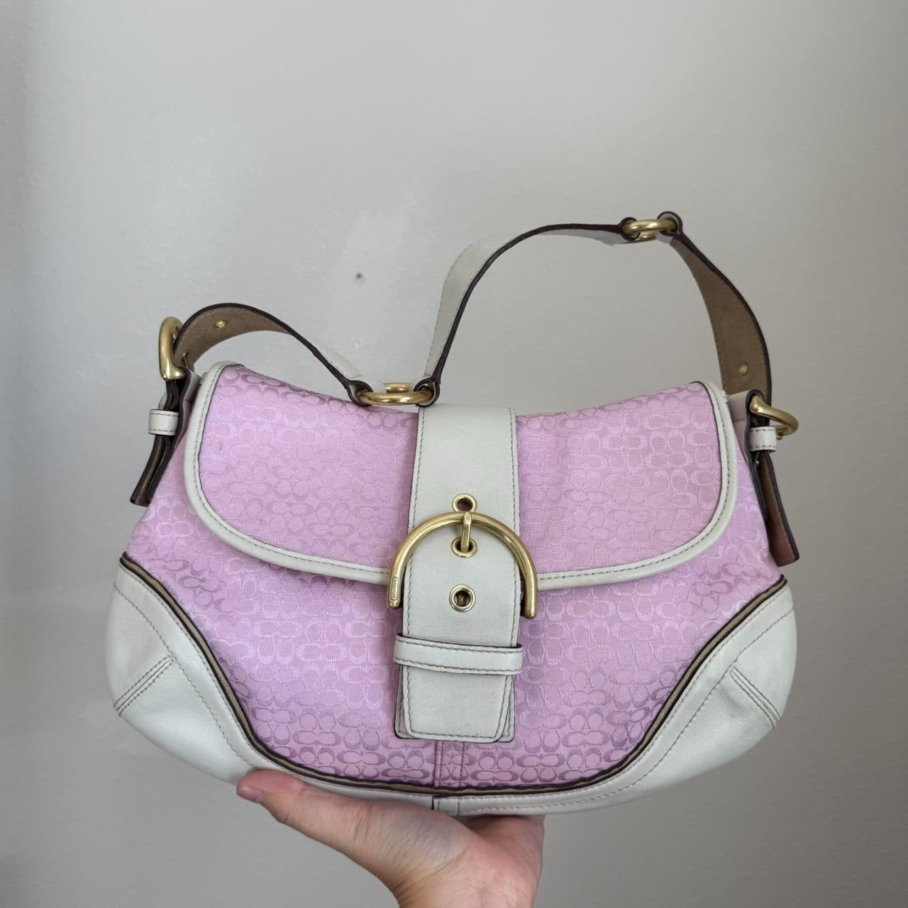 Vintage Coach Soho Jacquard shoulder bag