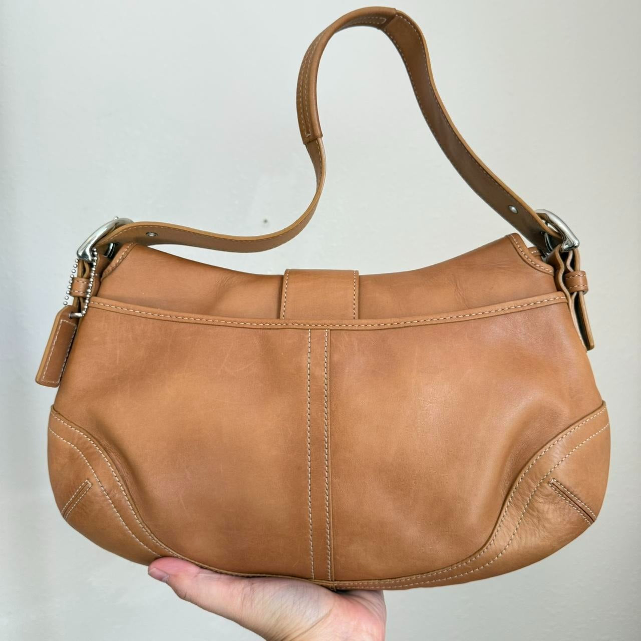 Authentic Vintage Coach Soho shoulder bag 9248 in tan