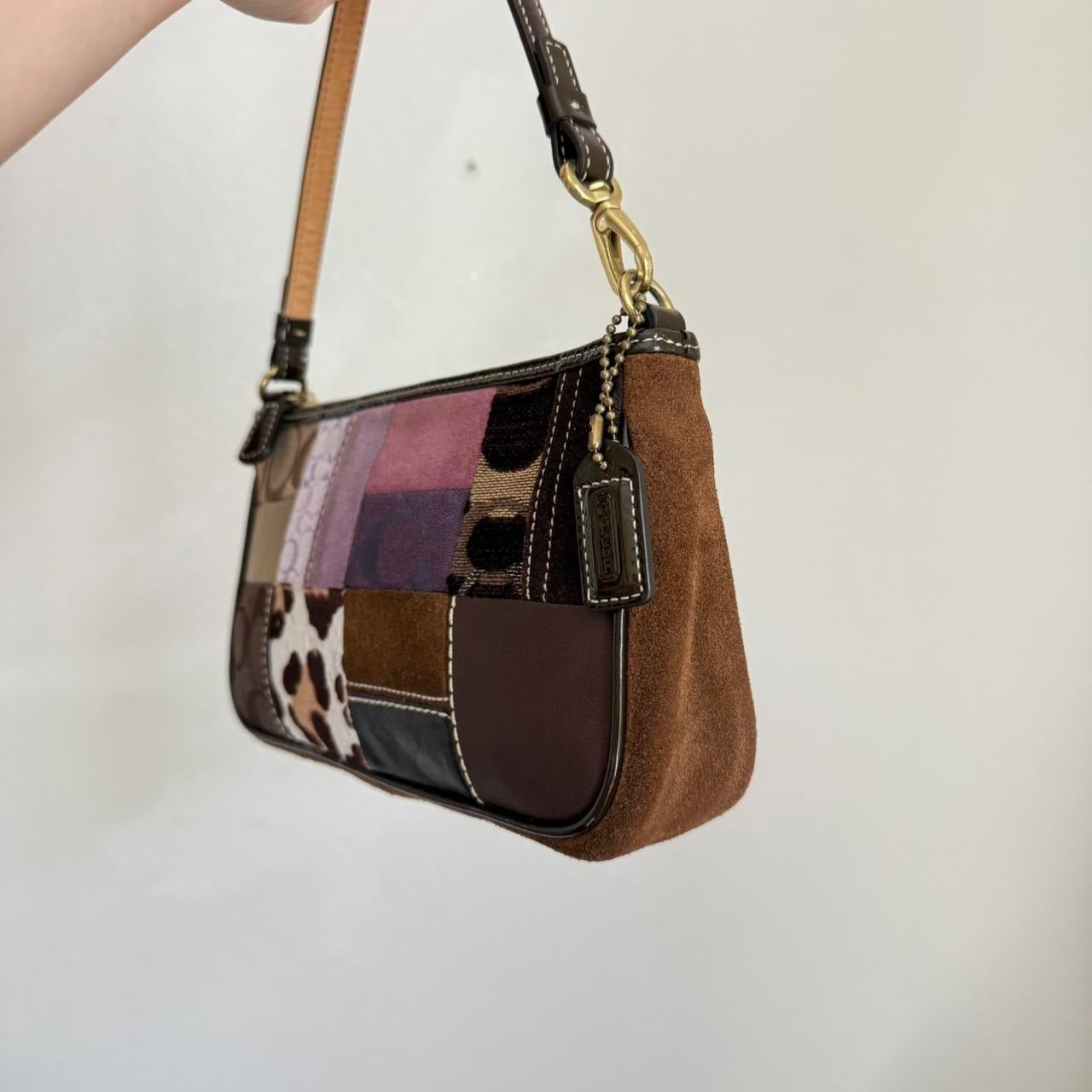Vintage Coach Patchwork Demi y2k Pouch