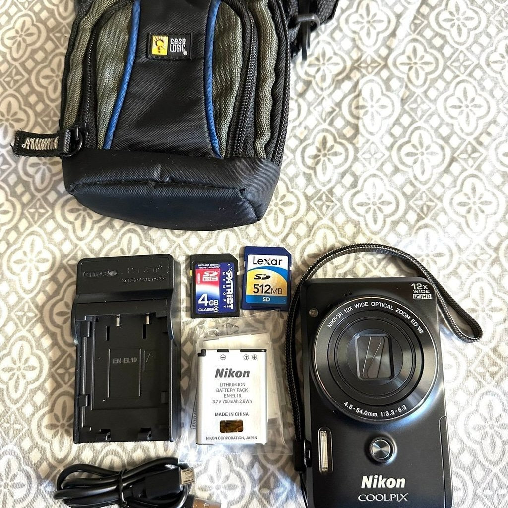 π βΛπ Nikon COOLPIX S6900 16.0MP Digital Camera (Black) with 12x Zoom and Wi-Fi π₯ ππ·