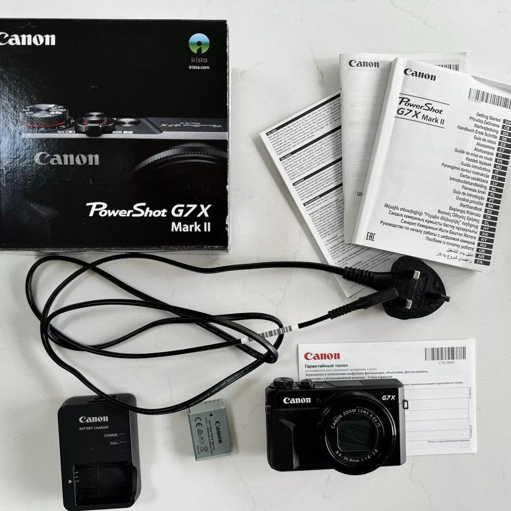 Used πβΛπ Canon PowerShot G7X Mark II Digital Camera (Black) π₯ππ·