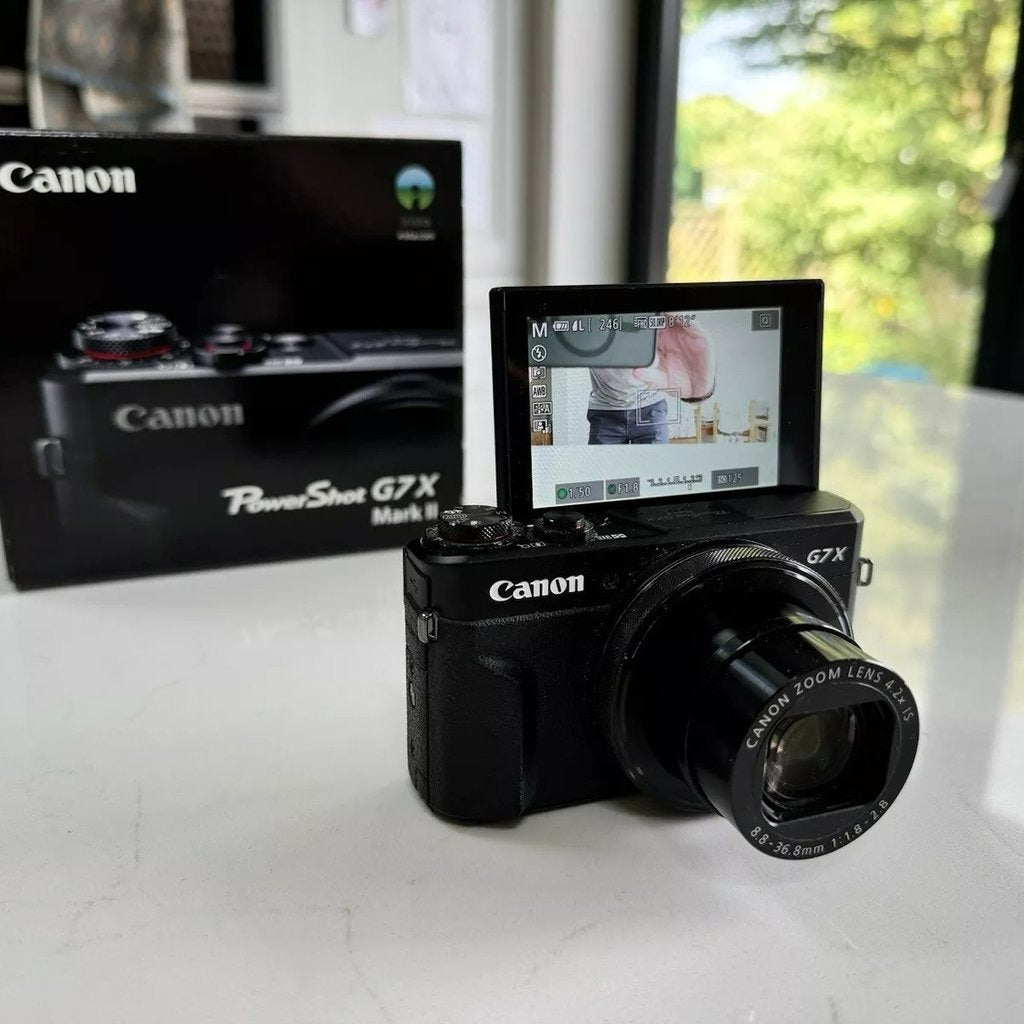 Used πβΛπ Canon PowerShot G7X Mark II Digital Camera (Black) π₯ππ·