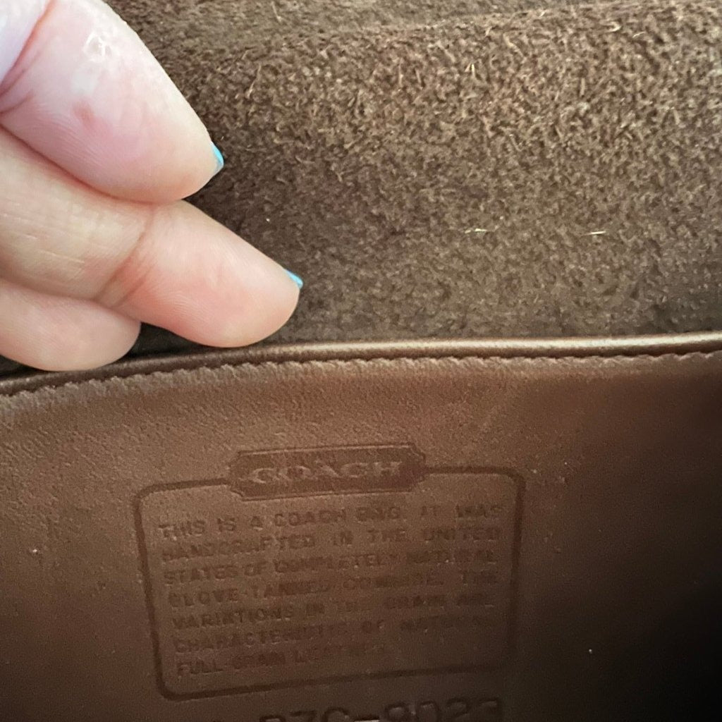 Vintage Coach mini Willis bag