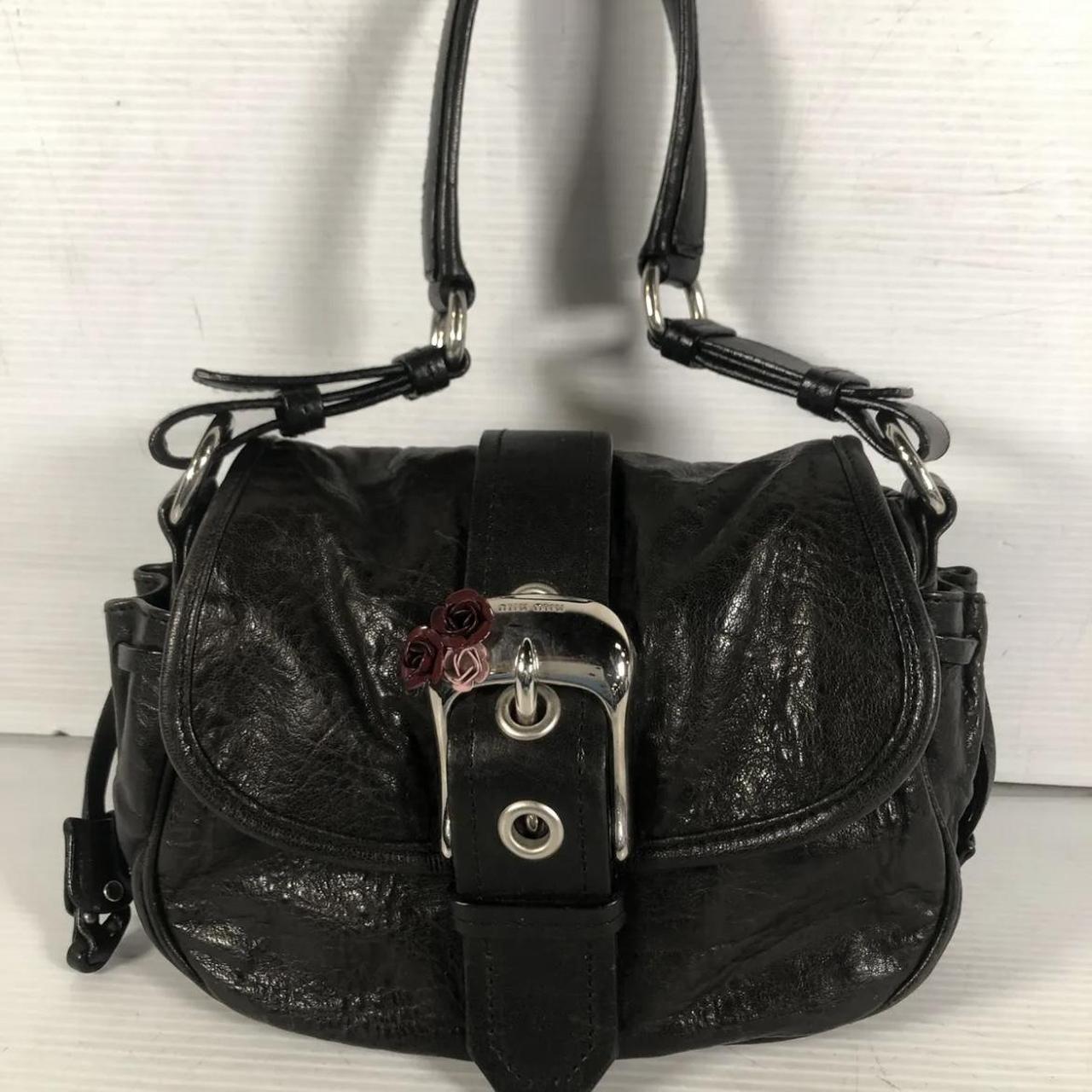 ๐๐Preowned vintage miu miu leather bag vintage shoulder bag ๐๐