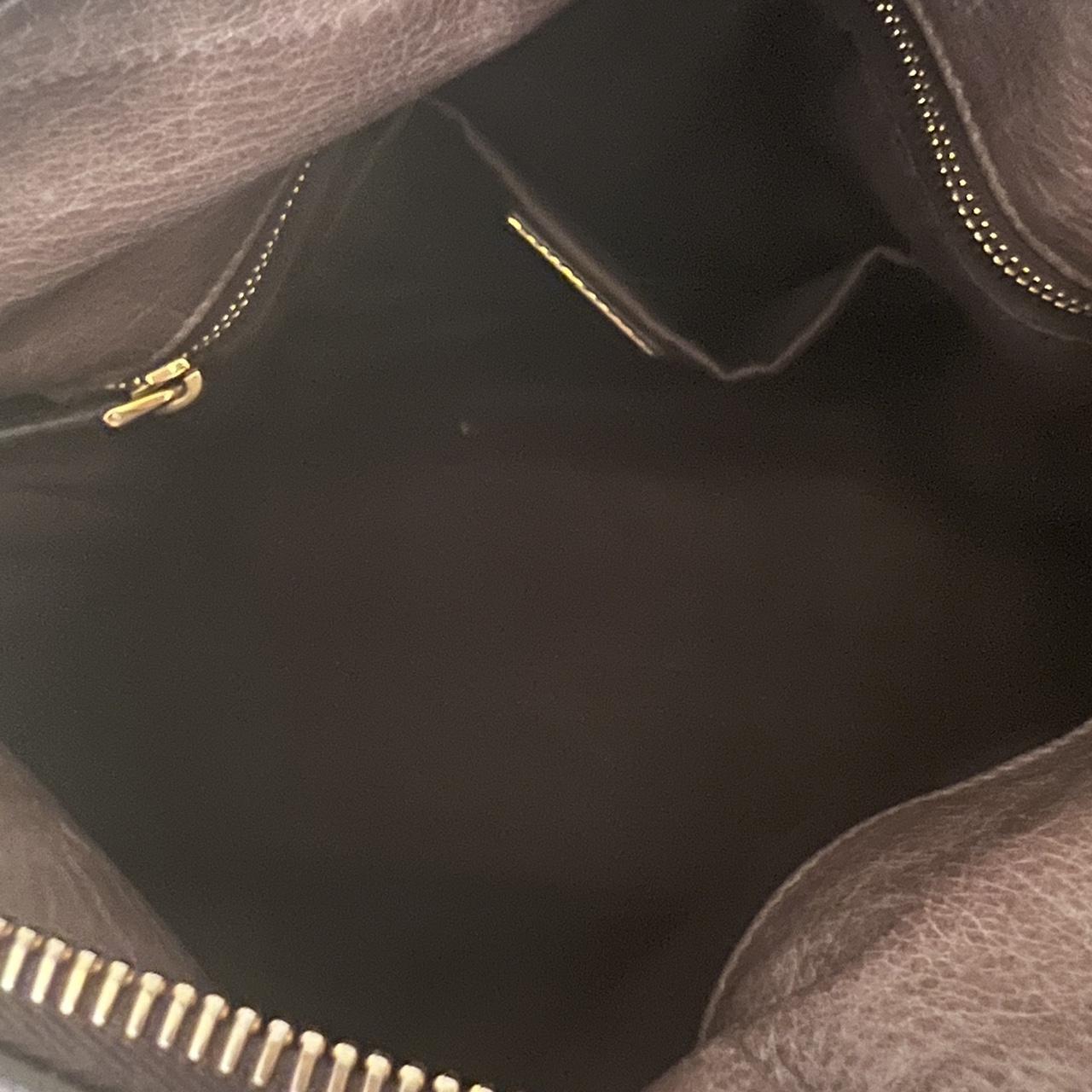 Authentic Grey Looks A Bit Purple In Person Miu Miu Vitello Leather Bow Bag With Gold Hardware And Removable Strap🤎🌆