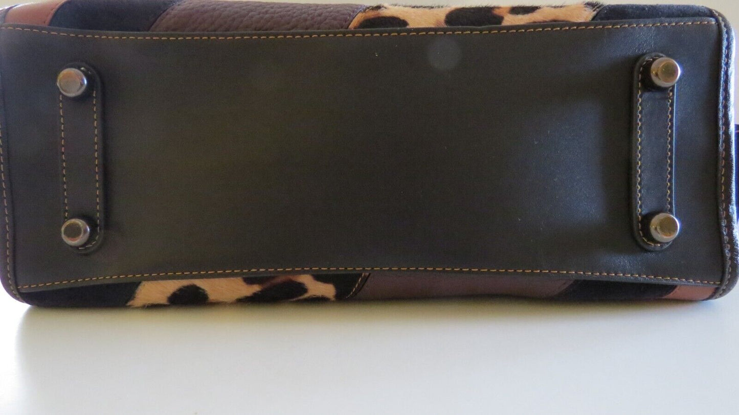 Coach Rogue Bag With Leopard Patchwork B1880 32879๐ฉถ๐๏ธ