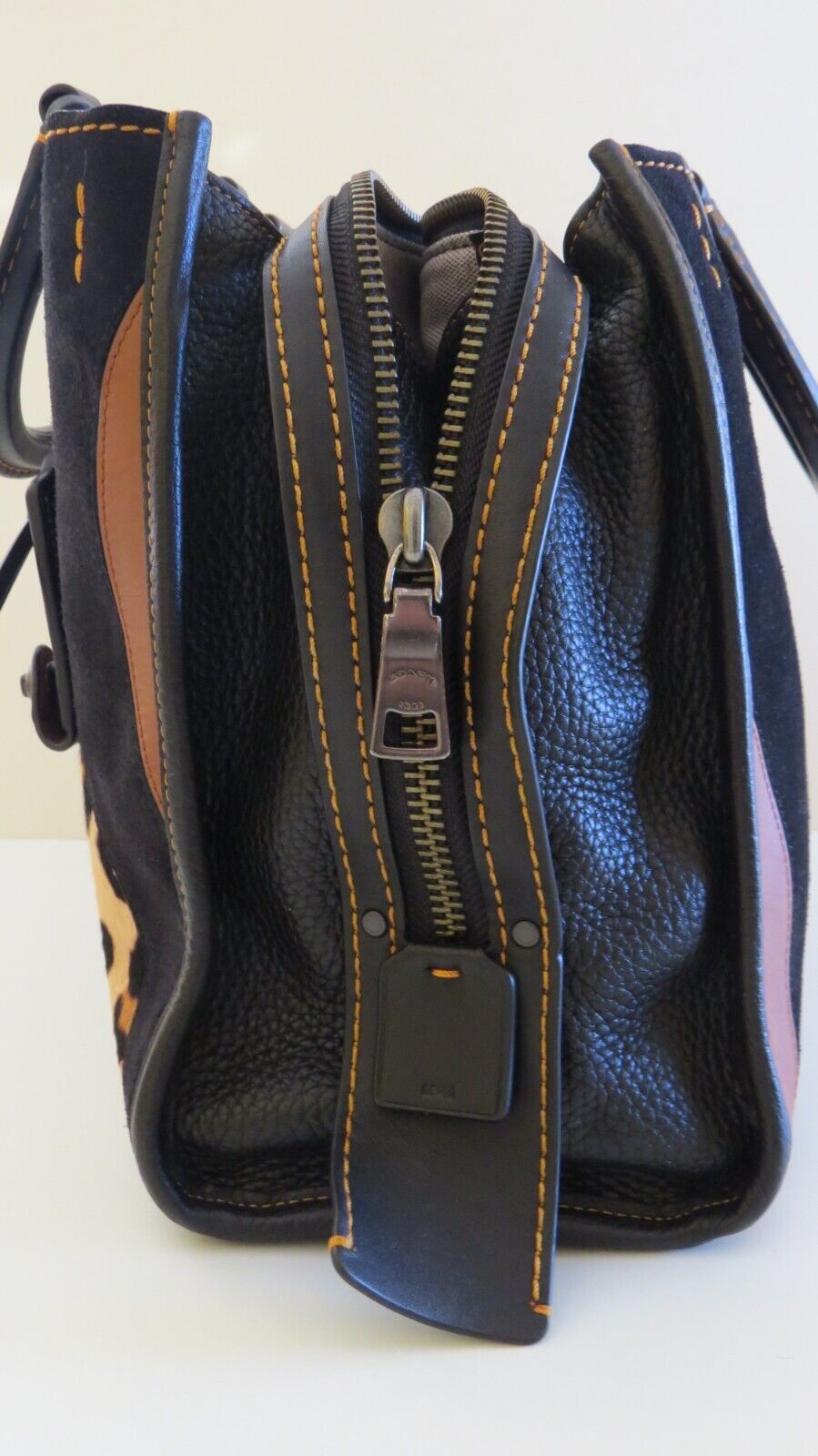 Coach Rogue Bag With Leopard Patchwork B1880 32879๐ฉถ๐๏ธ