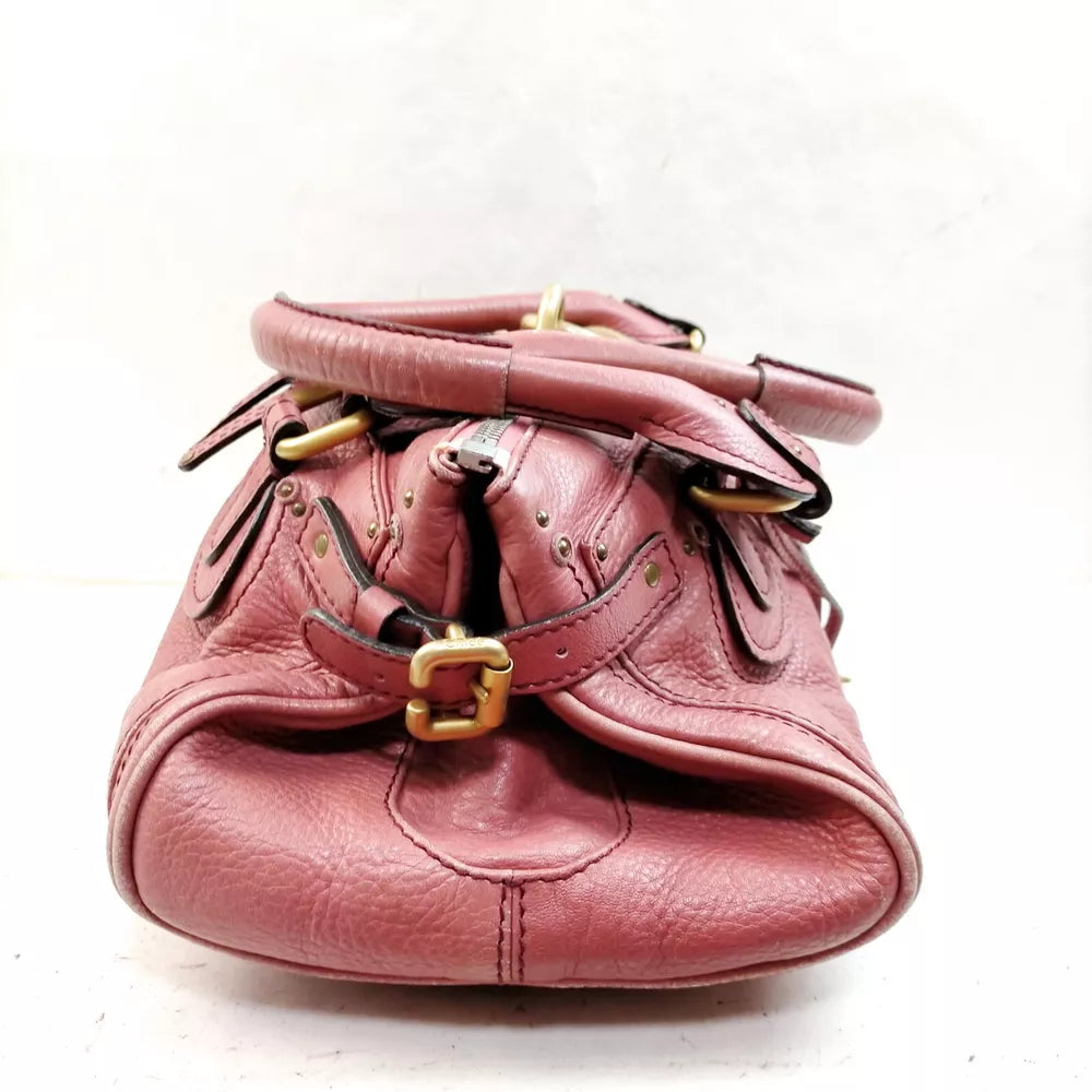 Chloe Hand Bag Pink Leather🖤🍫