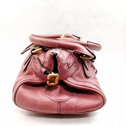 Chloe Hand Bag Pink Leather🖤🍫