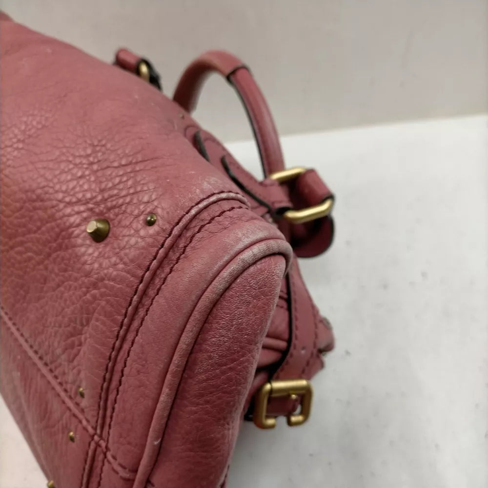 Chloe Hand Bag Pink Leather🖤🍫