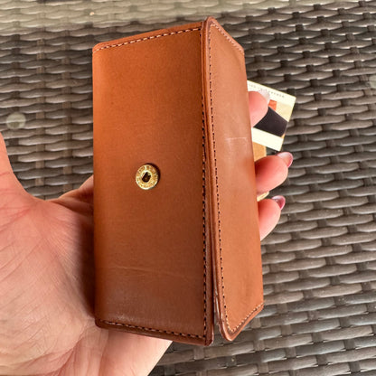 Vintage Coach British Tan Leather Trifold Key Case 4807 Nwt🍬⚡