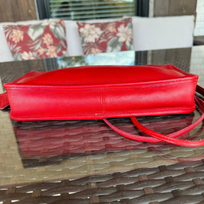 Vintage Coach Red Zippered Clutch 9455🍎🔥