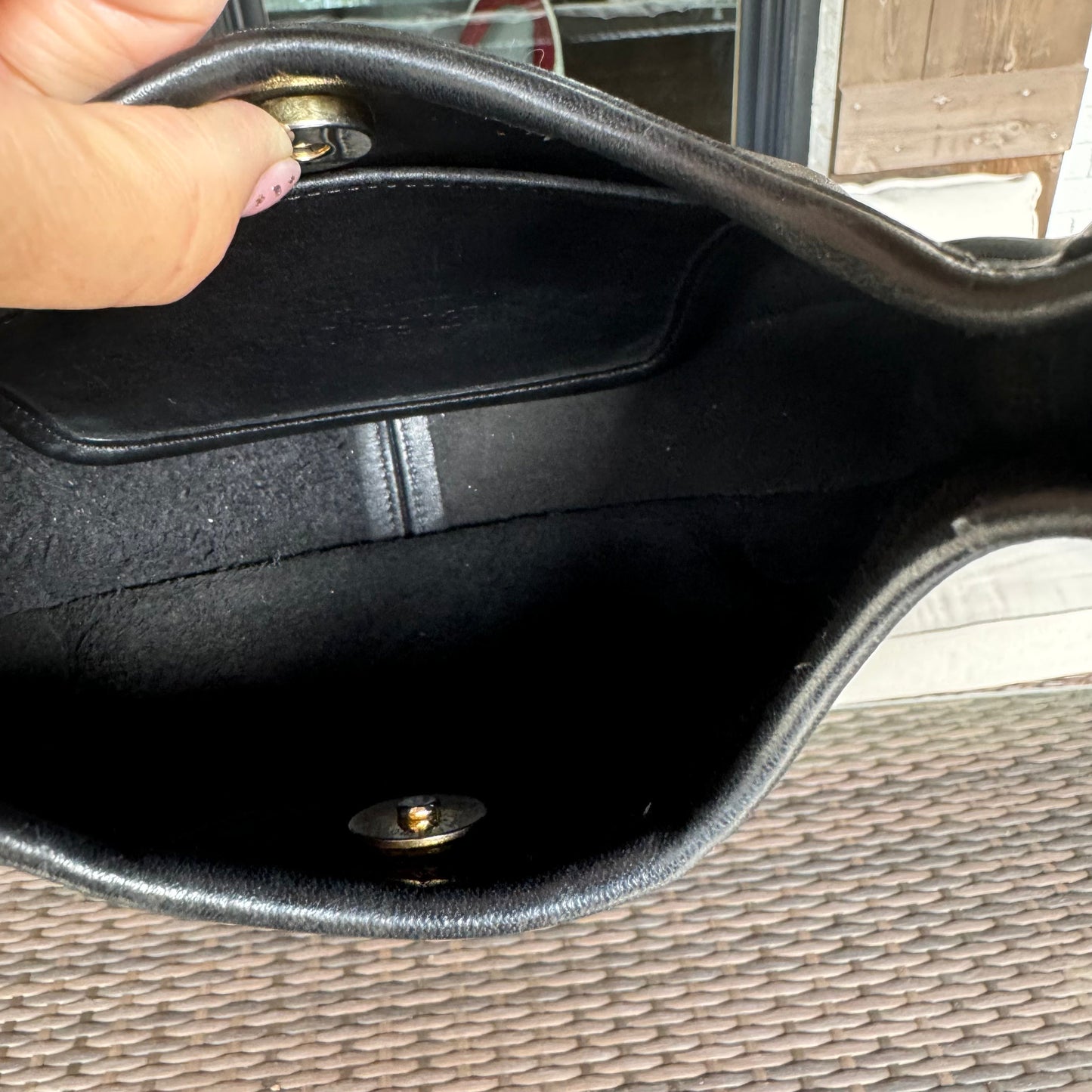 Vintage Coach Black 9027 Mini Ergo🩶🏙️