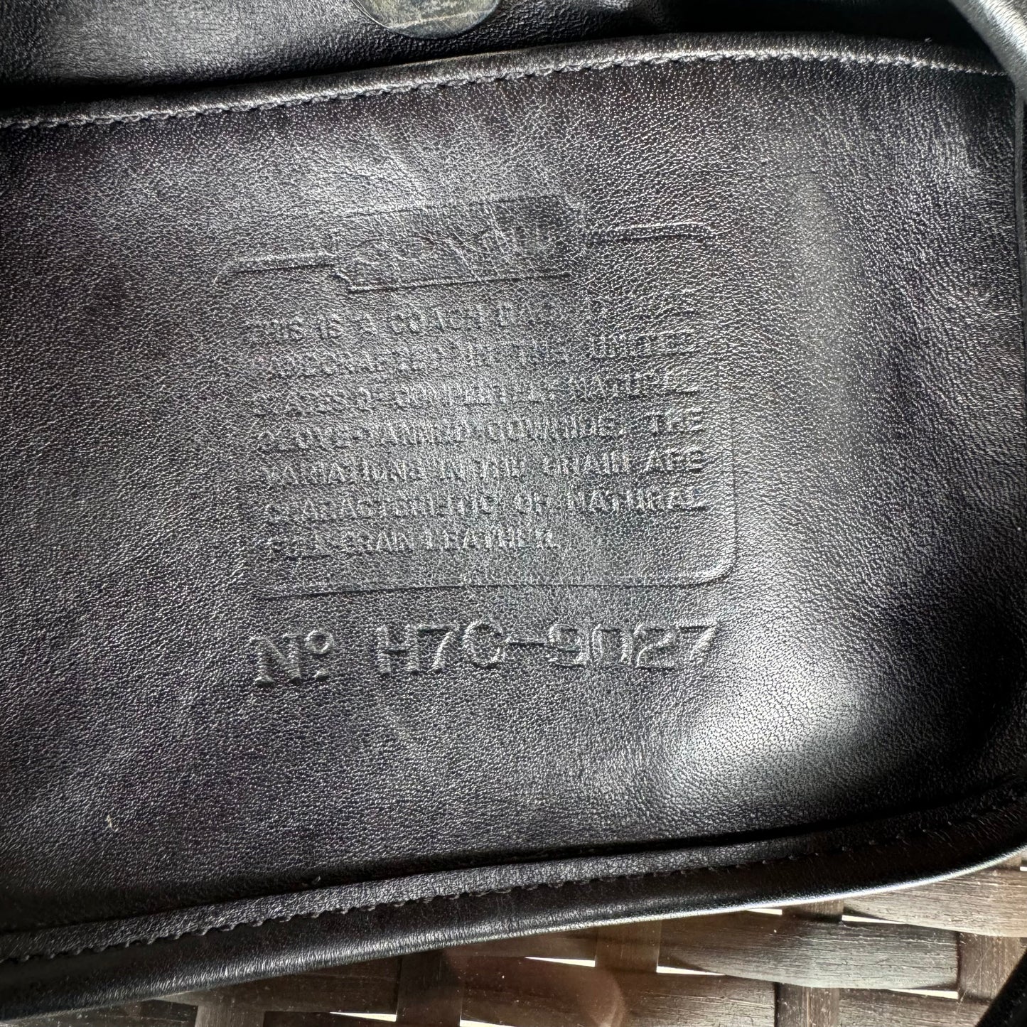 Vintage Coach Black 9027 Mini Ergo🩶🏙️
