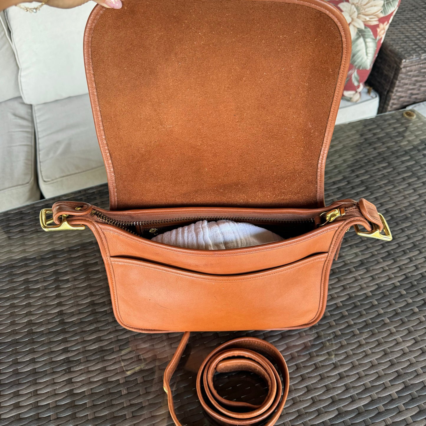 Vintage Coach British Tan Patricas Legacy 9951🍂✨