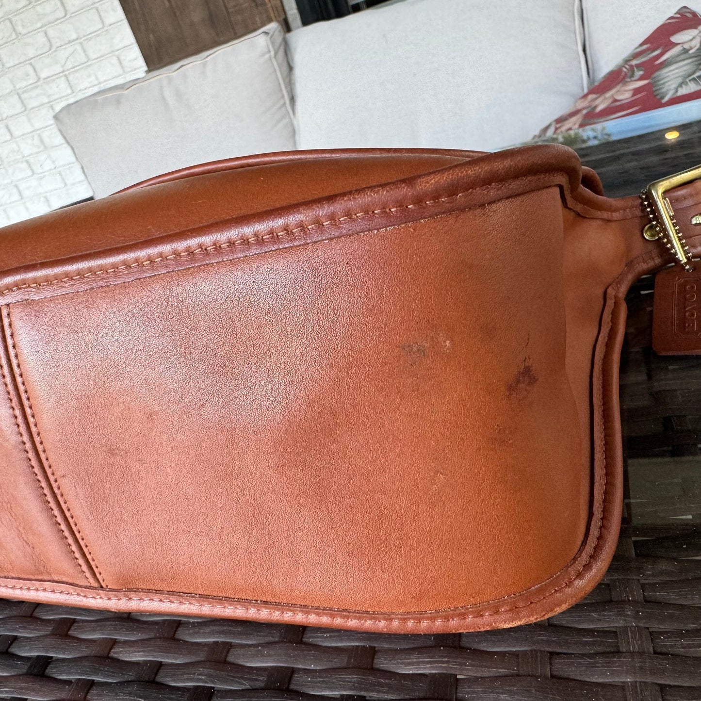 Vintage Coach British Tan Patricas Legacy 9951🍂✨