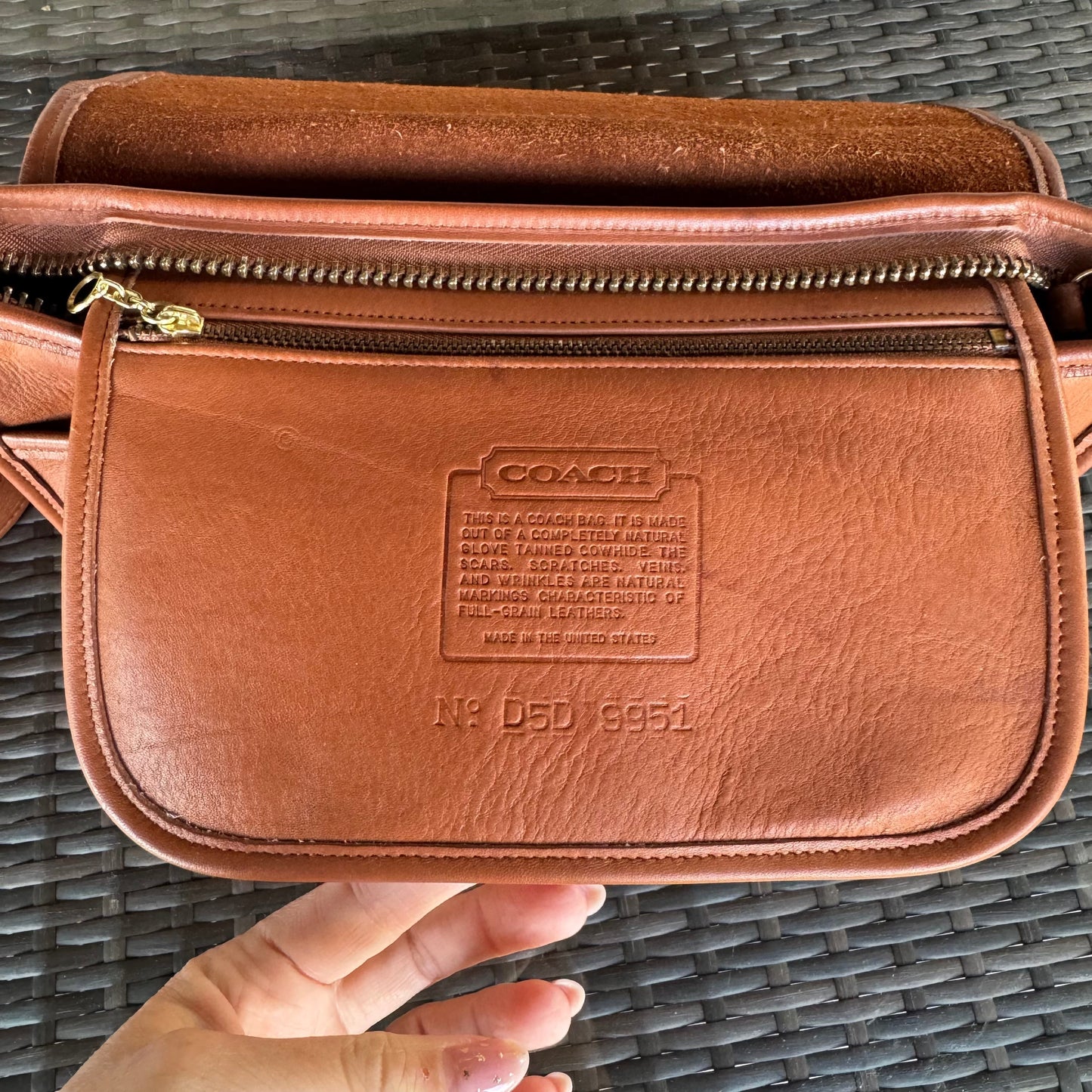 Vintage Coach British Tan Patricas Legacy 9951🍂✨
