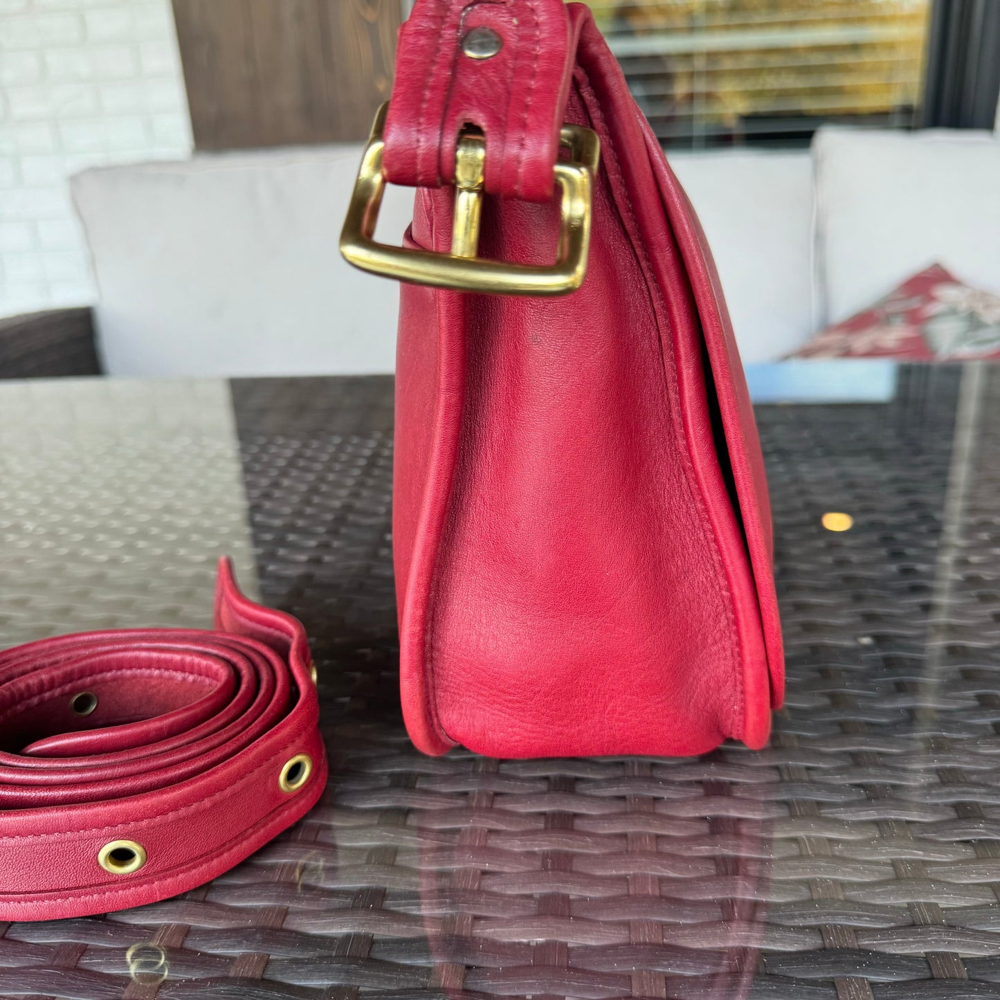 Vintage Coach Red Patricias Legacy 9951🍒❤️‍🔥