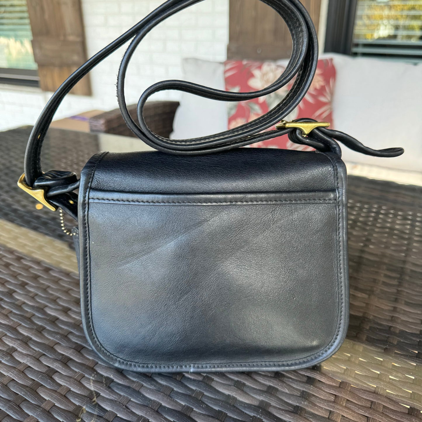 Vintage Coach Black 9965 Legacy Small Flap🩶🏙️