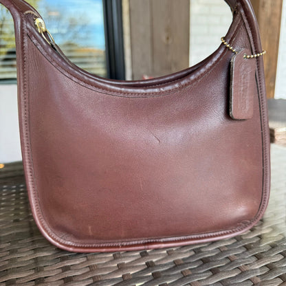 Vintage Coach Mahogany Brown 9020 Mini Ergo Zip🖤🍫