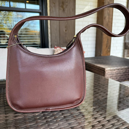 Vintage Coach Mahogany Brown 9020 Mini Ergo Zip🖤🍫