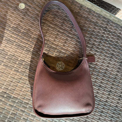 Vintage Coach Mahogany Brown 9020 Mini Ergo Zip🖤🍫