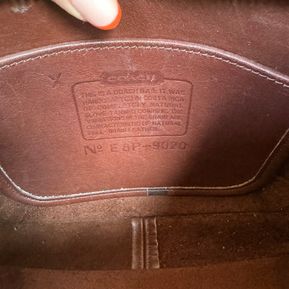 Vintage Coach Mahogany Brown 9020 Mini Ergo Zip🖤🍫
