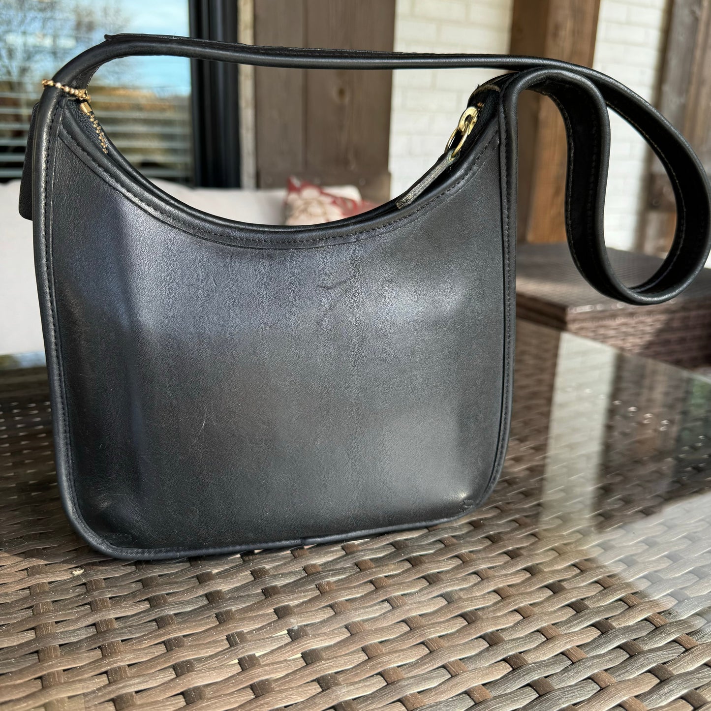 Vintage Coach Black 9020 Mini Ergo Zip🤎🌆