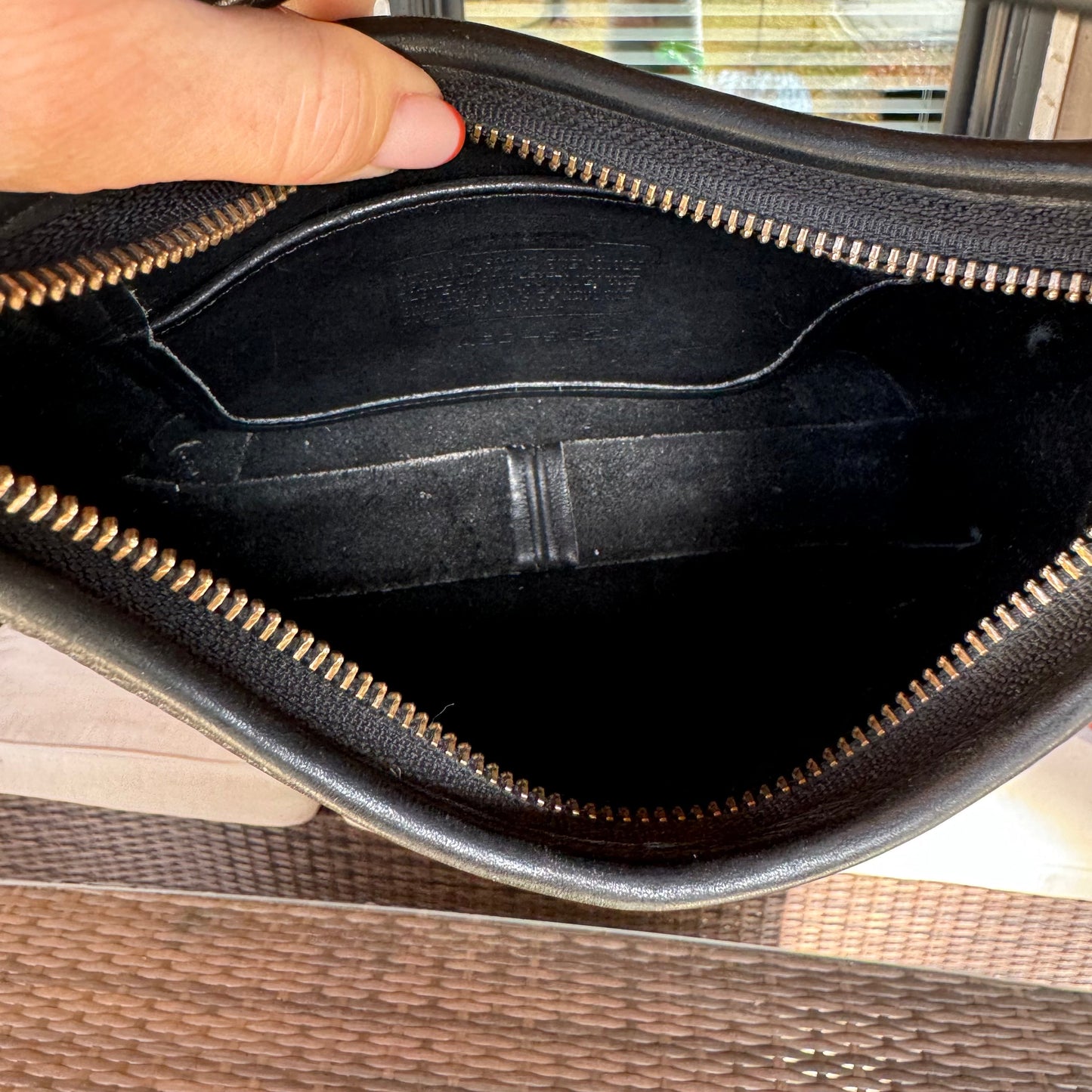 Vintage Coach Black 9020 Mini Ergo Zip🤎🌆