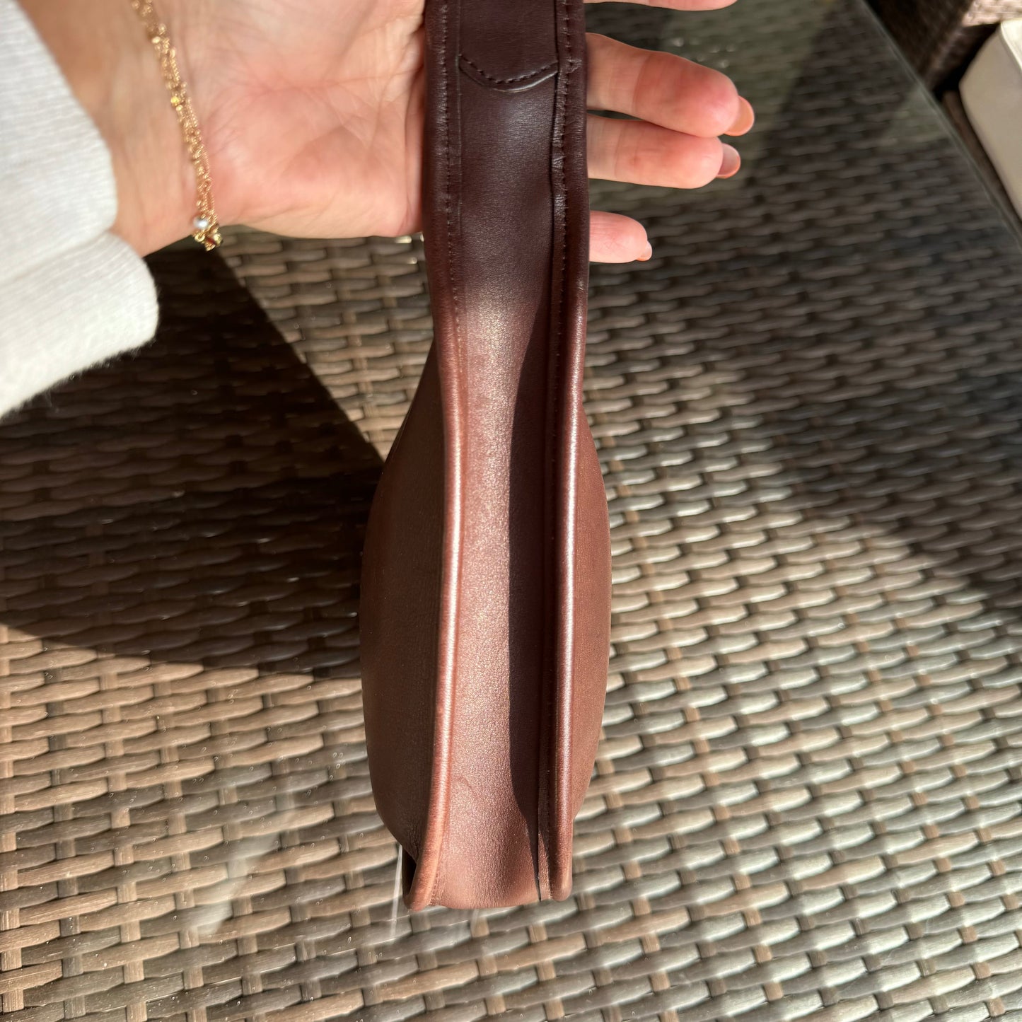 Vintage Coach Mahogany Brown 9020 Mini Ergo Zip🖤🍫