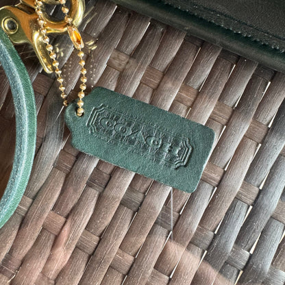 Vintage Coach Bottle Green Station Bag 5130🌲🍀