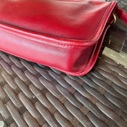 Vintage Coach Red Basic Bag 9455🍎🔥