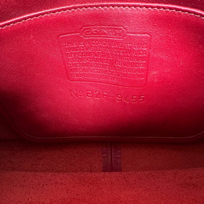 Vintage Coach Red Basic Bag 9455🍎🔥