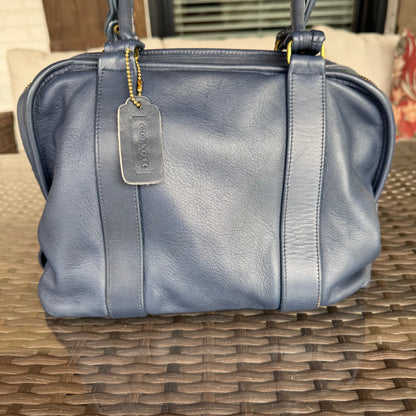 Vintage Coach Blue Soft Satchel 4055🍂✨