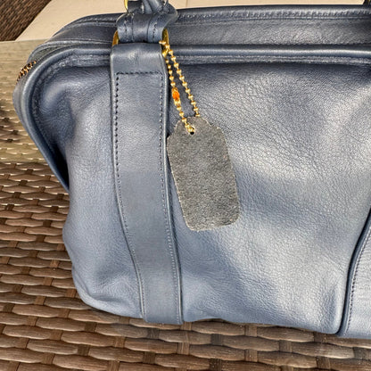 Vintage Coach Blue Soft Satchel 4055🍂✨