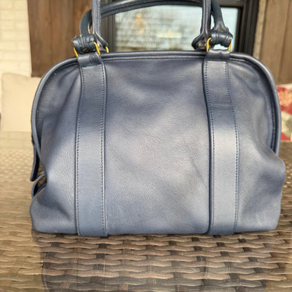Vintage Coach Blue Soft Satchel 4055🍂✨