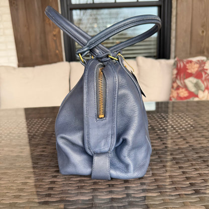 Vintage Coach Blue Soft Satchel 4055🍂✨