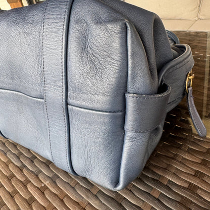 Vintage Coach Blue Soft Satchel 4055🍂✨