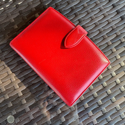 Vintage Coach Red Madison Pocket Organizer 4489🍒❤️‍🔥