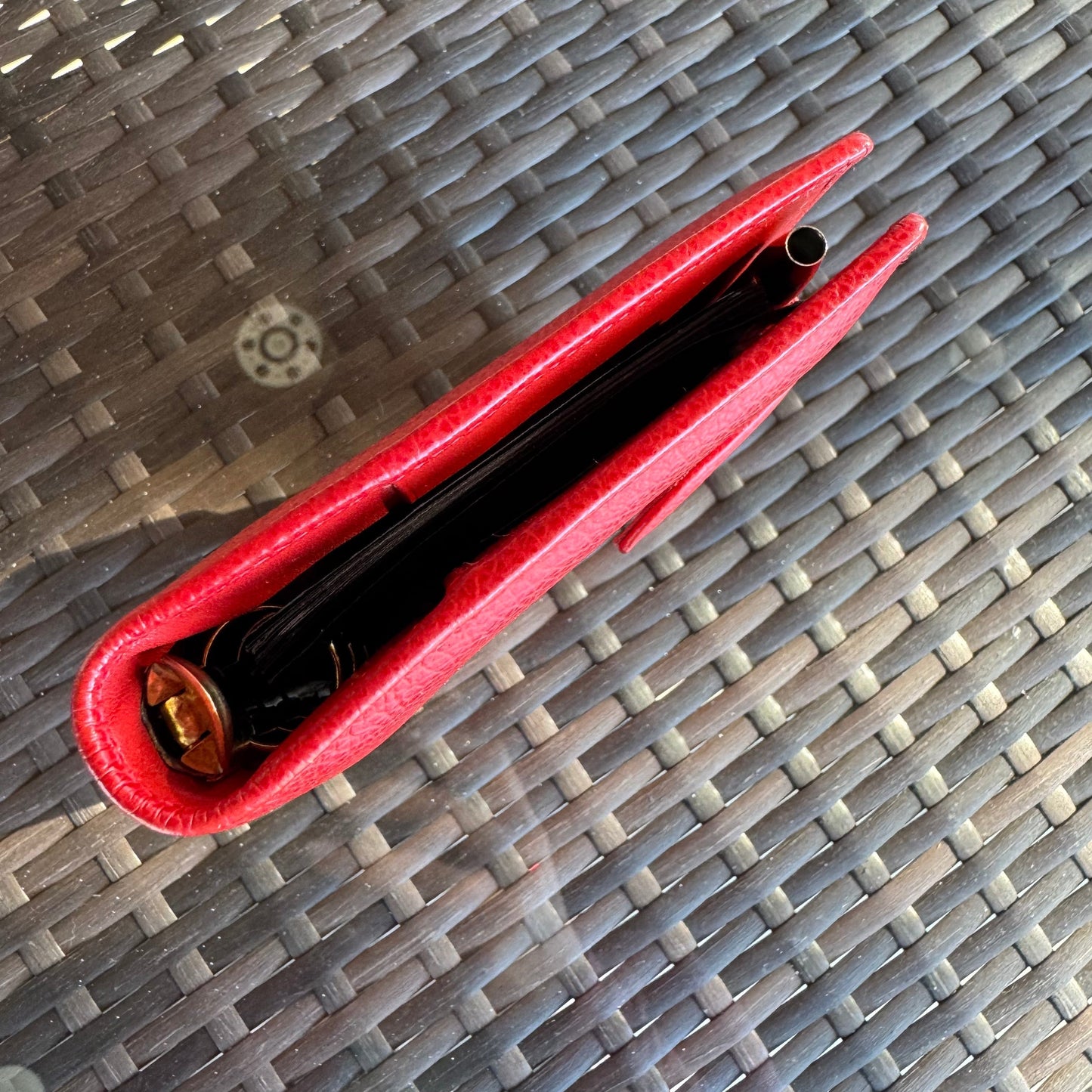 Vintage Coach Red Madison Pocket Organizer 4489🍒❤️‍🔥